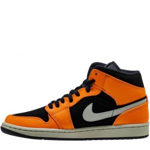Nike Air Jordan 1 Retro Black & Orange (41-46) арт-13717