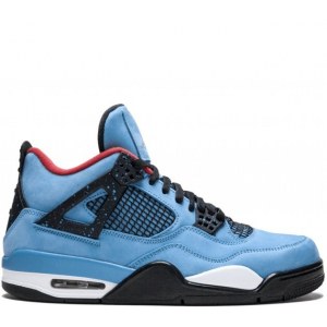 Nike Air Jordan 4 retro Travis Scott Cactus Jack Blue (41-45) код:14033