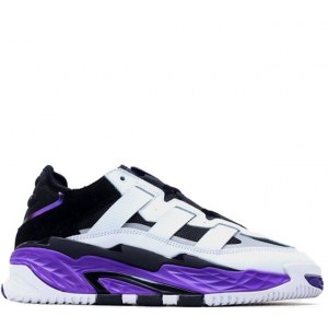 Adidas Nite Ball White & Purple (36-45) Код: 14082