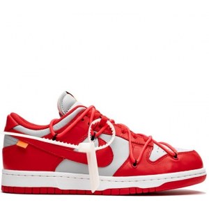 Nike Dunk Low Off-White University Red (41-45) Арт-1675