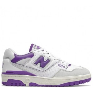 New Balance 550 White & Purple (36-41) Арт-14110